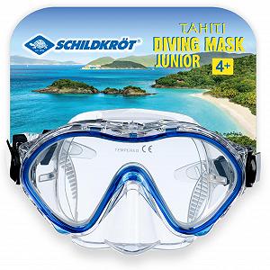 Маска для плавання Schildkröt Fun Sports Tahiti Junior 4+ в блістері, синя - Фото 1