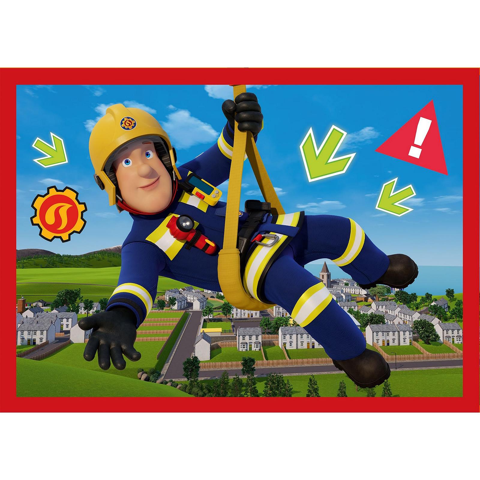 Пазл Trefl Fireman Sam The Adventures of Fireman Sam 4 в 1 12-24 елементи, фото №2