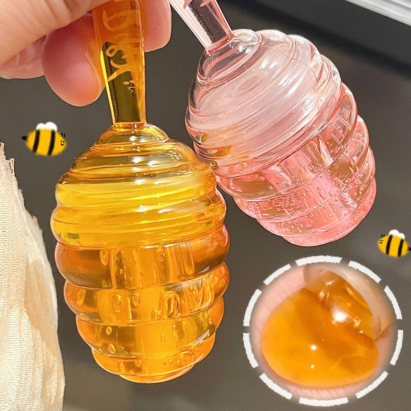 Набор масел для губ 2 шт Honey Прозрачный Бесцветный, фото №1