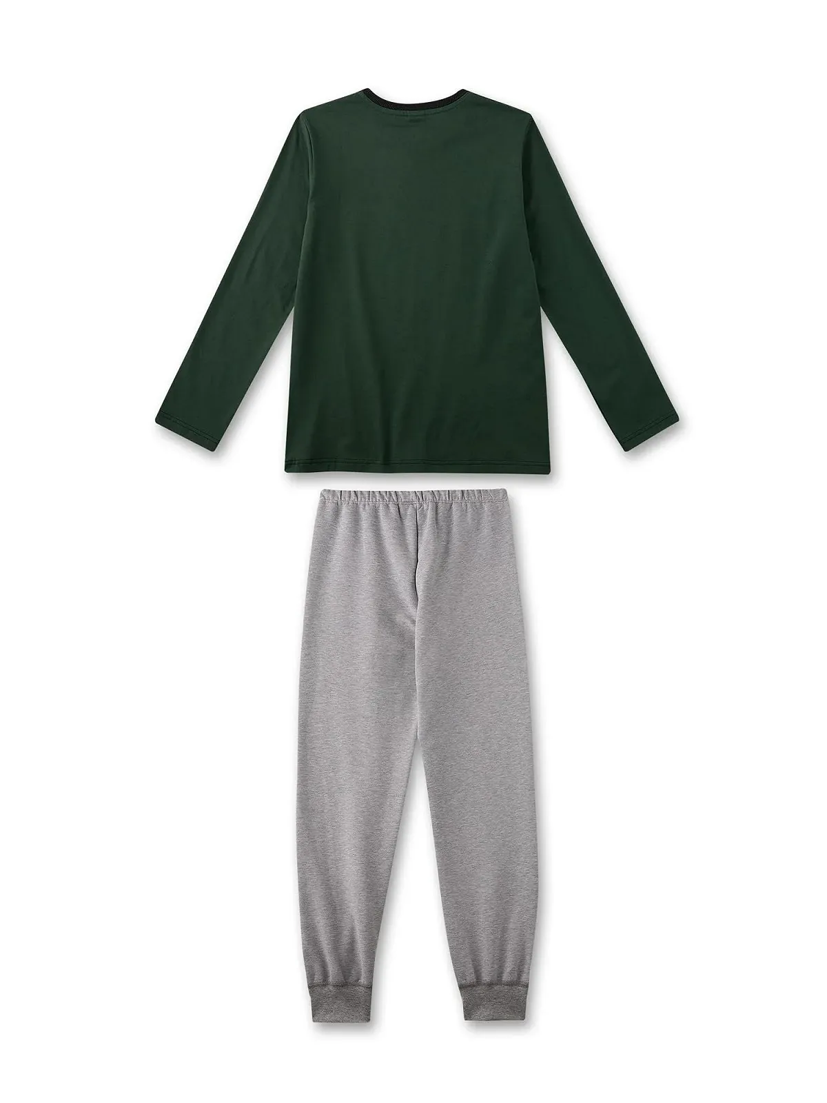 Піжама Sanetta для хлопчиків довга Зелена з бавовни, фото №2 Піжама Sanetta для хлопчиків довга Зелена з бавовни, фото №2