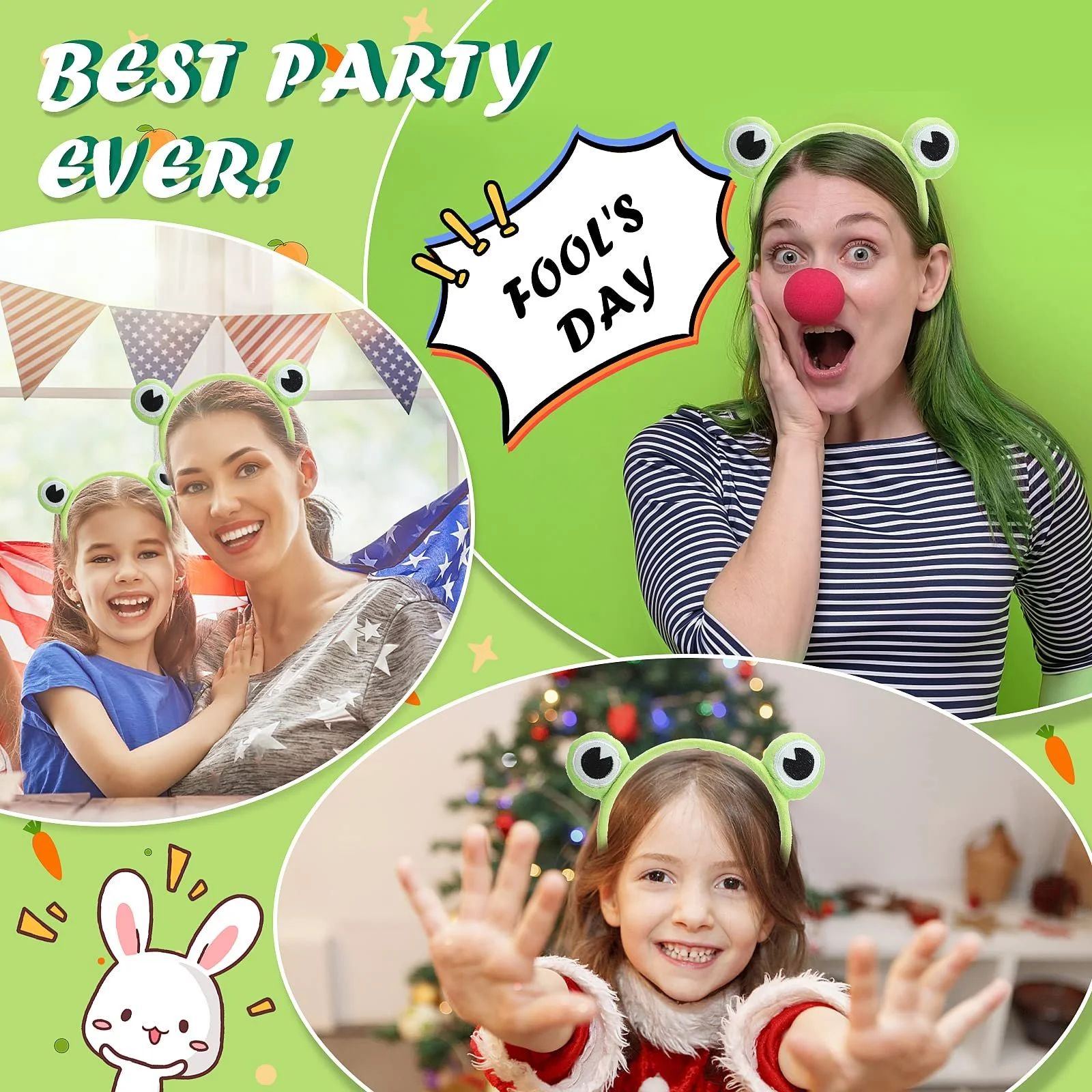 Обруч Жаба WLLHYF, зелений, 2 шт, фото №4