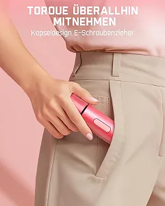 Акумуляторна викрутка Fanttik NEX S1 Capsule 3.7 В 5 Нм 320 об/хв біти S2 1/4" LED 5 шт. Pink synthetic.ua - Фото 1