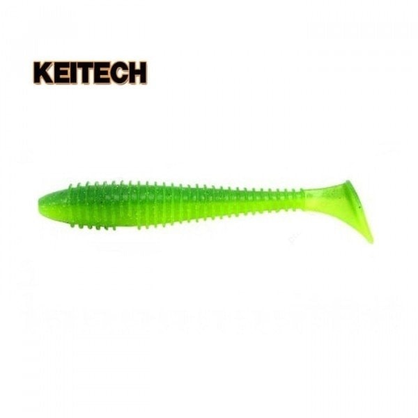 Swing Impact FAT 3.3" 424 Lime Chartreuse силикон Keitech, фото №1