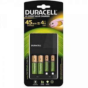 Зарядное устройство для аккумуляторов Duracell CEF14 + 2 rechar AA1300mAh + 2 rechar AAA750mAh (5004990) - Фото 1
