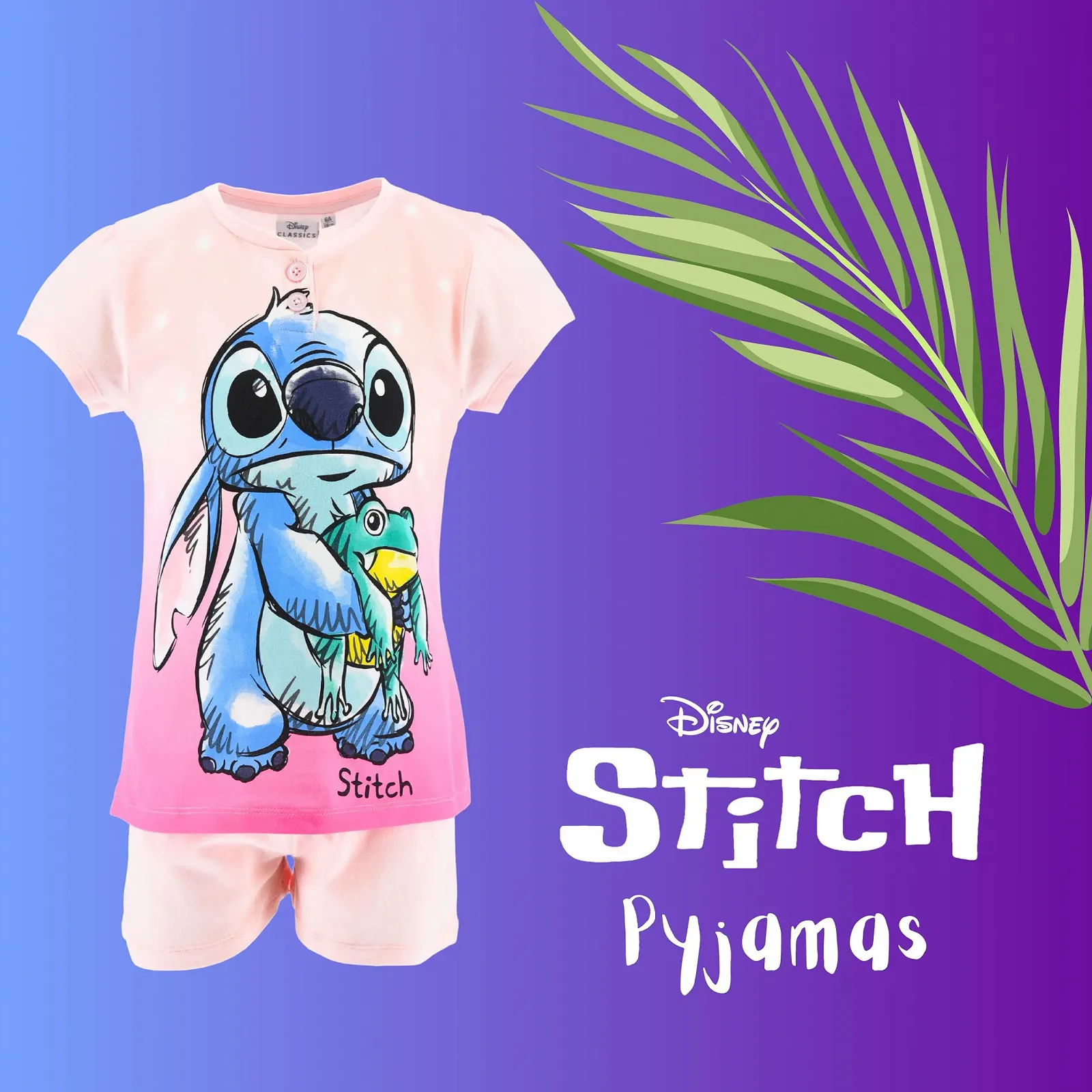 Піжама Футболка та Шорти Disney Stitch Бавовна Літній Набір 2 Частини, фото №3 Піжама Футболка та Шорти Disney Stitch Бавовна Літній Набір 2 Частини, фото №3