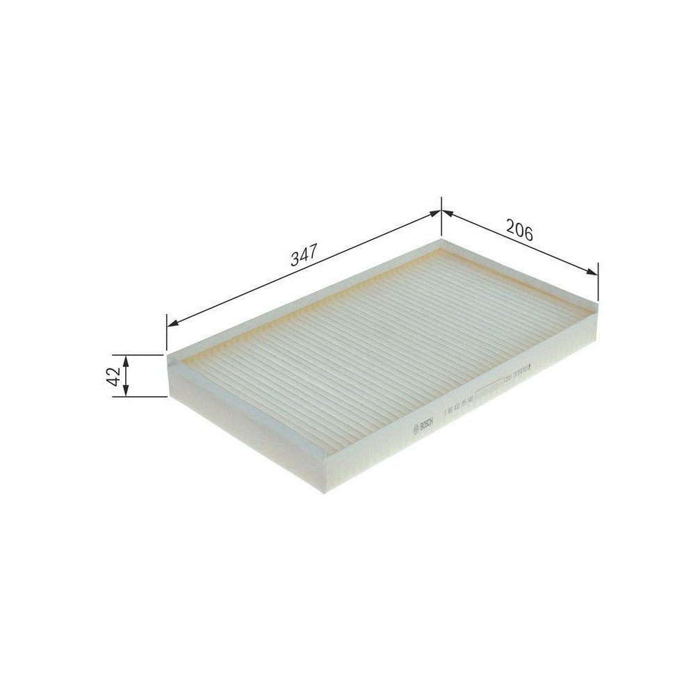 Фильтр салона BOSCH 1 987 432 195 для MERCEDES-BENZ RENAULT GENERIC, фото №1 Фильтр салона BOSCH 1 987 432 195 для MERCEDES-BENZ RENAULT GENERIC, фото №1