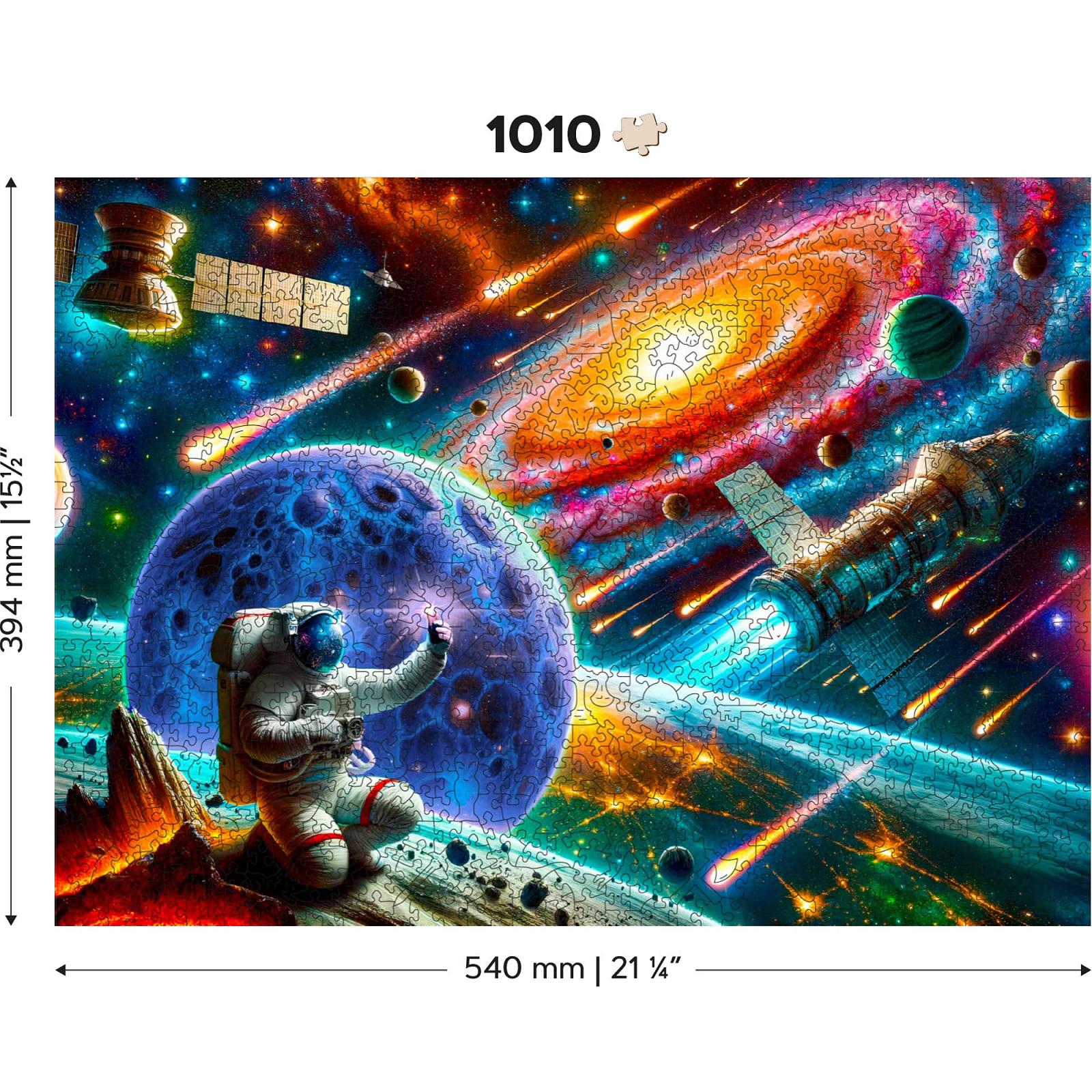 Дерев'яний пазл WOODEN.CITY Cosmic Exploration 1000 елементів 54,0 x 39,4 см, фото №4 Дерев'яний пазл WOODEN.CITY Cosmic Exploration 1000 елементів 54,0 x 39,4 см, фото №4