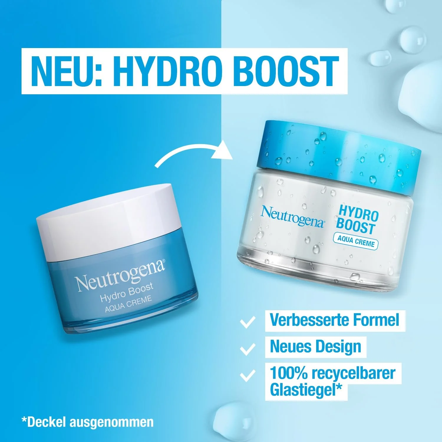 Крем-гель для обличчя Neutrogena Hydro Boost Aqua Cream для сухої шкіри 50 мл Oil Free Perfume Free, фото №3 Крем-гель для обличчя Neutrogena Hydro Boost Aqua Cream для сухої шкіри 50 мл Oil Free Perfume Free, фото №3