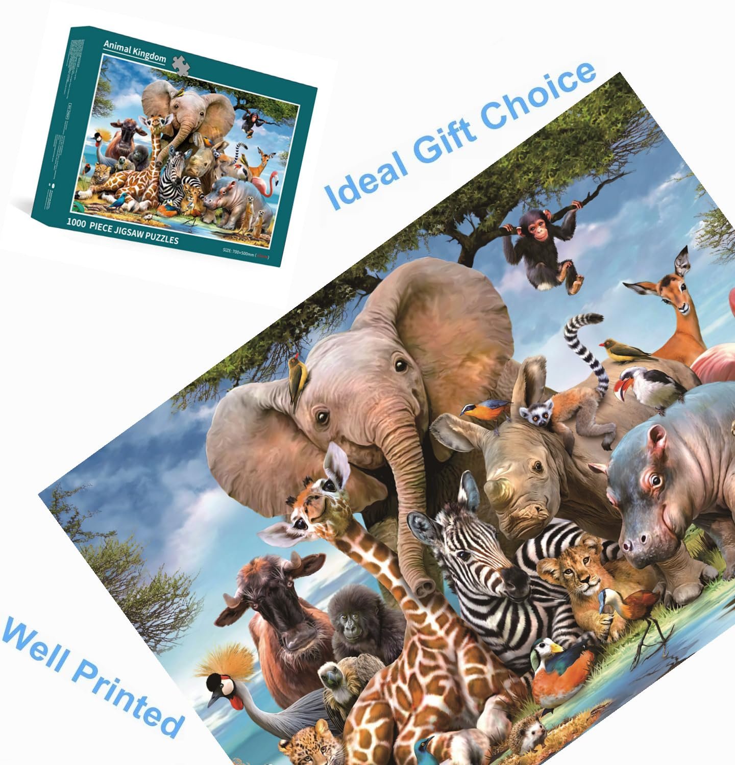 Пазл Animal Kingdom 1000 елементів 70 x 50 см, фото №6