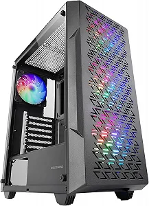 Купити Корпус для ПК Mars Gaming MC-GEO / без БЖ / Чорний - Фото 1 Корпус для ПК Mars Gaming MC-GEO / без БЖ / Чорний - Фото 1