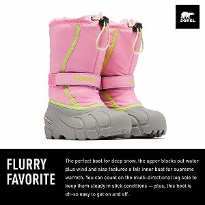 Ботинки Sorel Flurry Unisex Детские Зимние synthetic.ua - Фото 1