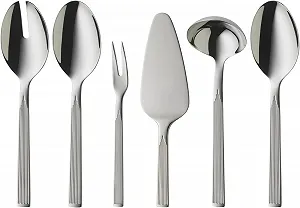 Ложка для сервировки WMF Art Deco Cromargan Protect Полированная нержавеющая сталь synthetic.ua - Фото 1