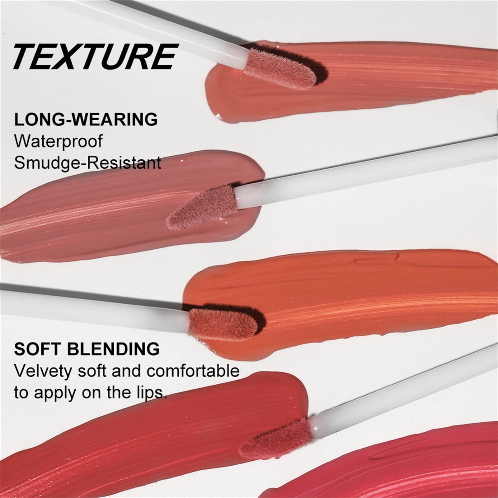 Блиск для губ Набір Прозорий Оксамитовий Стійкий Зволожуючий, фото №2