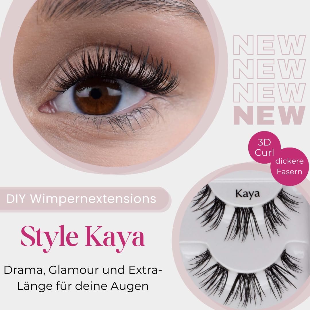 Система DIY Нарощування Вій LASHTELLIGENT 3 Пари Війкові Сегменти Кластер Накладні Вії Об'єм Гламур Стиль Kaya, 3D Завиток, фото №2 Система DIY Нарощування Вій LASHTELLIGENT 3 Пари Війкові Сегменти Кластер Накладні Вії Об'єм Гламур Стиль Kaya, 3D Завиток, фото №2