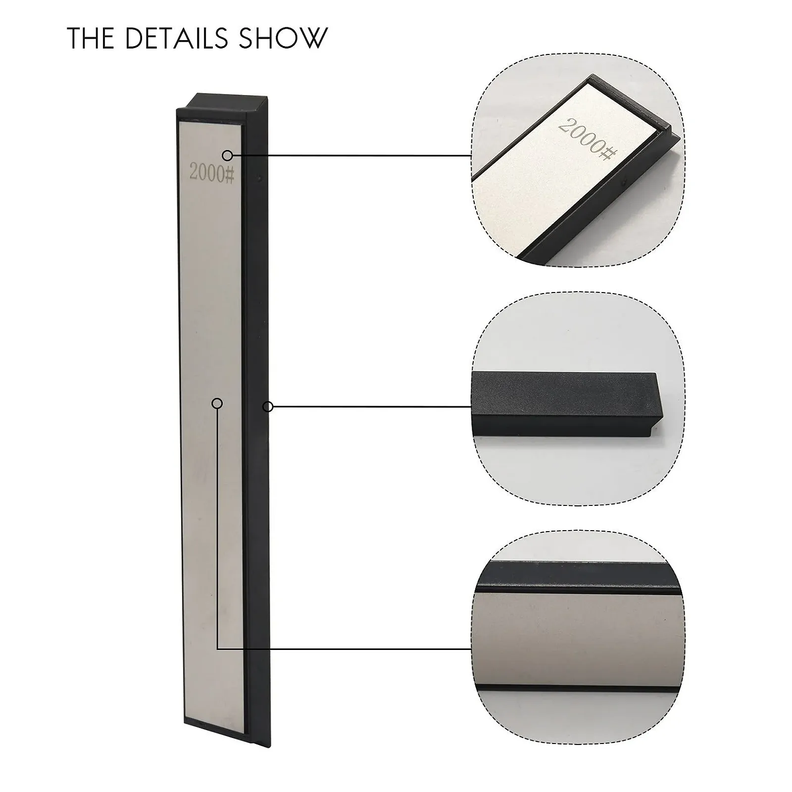 Набір алмазних точильних каменів 10 шт. 80-2000 грит, фото №7