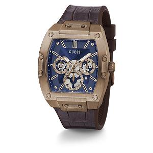 Аналоговий годинник Guess GW0202G2, Різнокольоровий, 43, смужки synthetic.ua - Фото 1