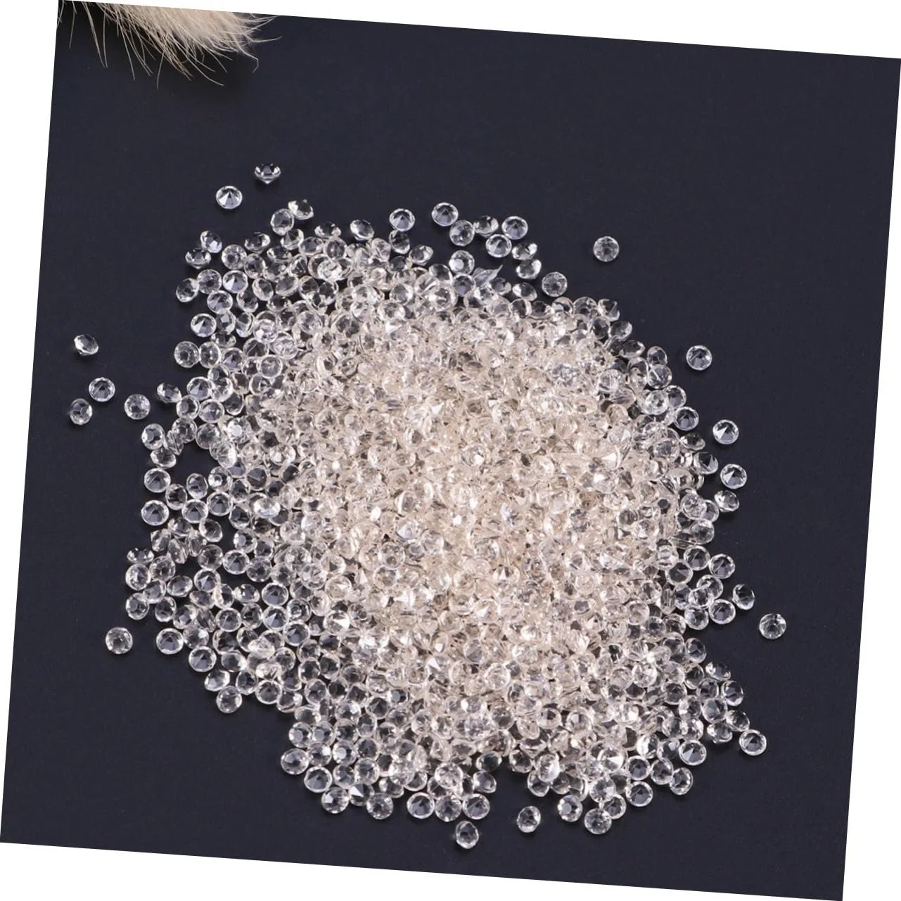 Прикраса для нігтів Прикраса КвіткаOOFAN Діаманти Штучні Прозорі Намистини 1000 шт., фото №2