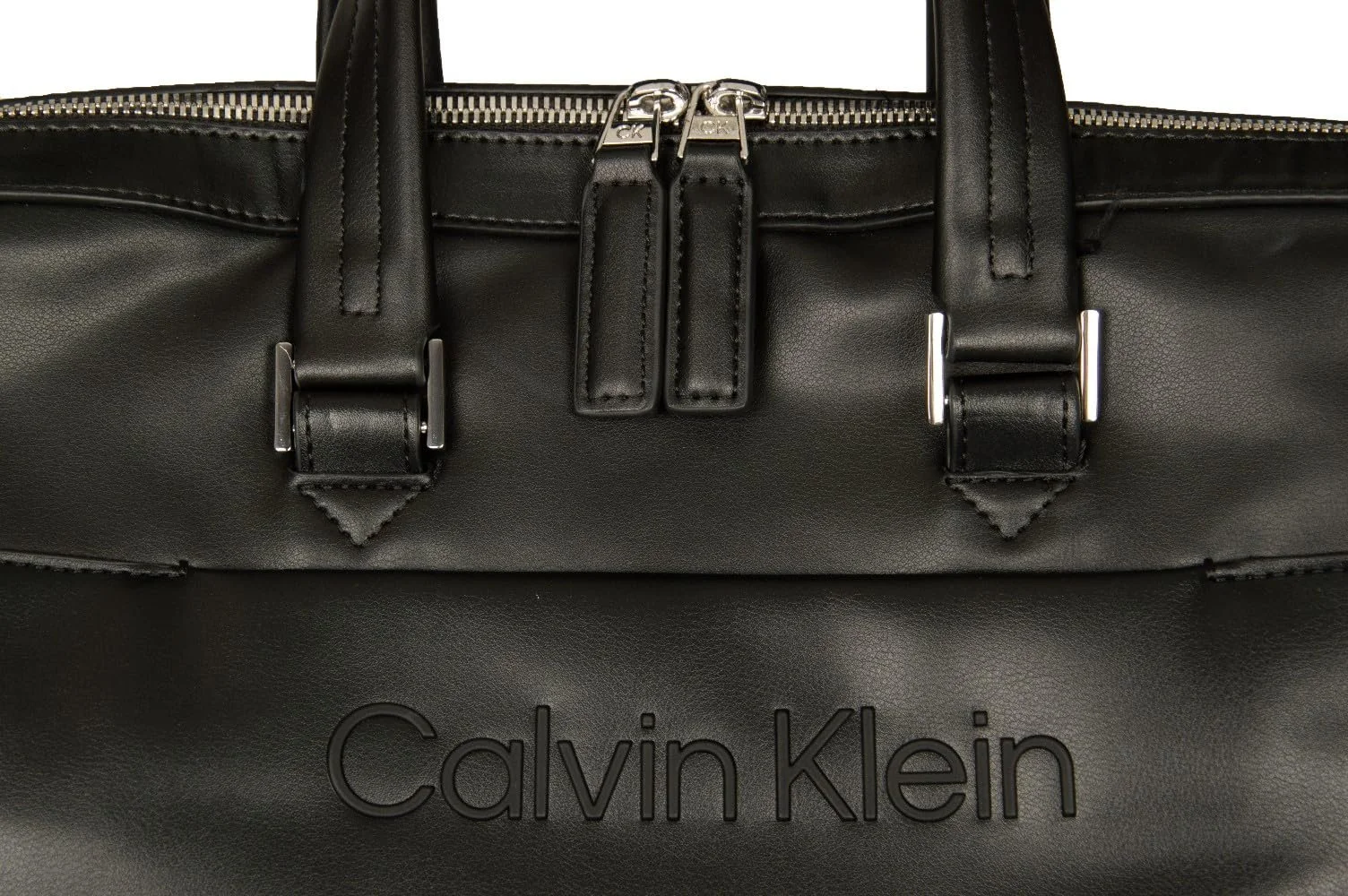 Сумка через плече Calvin Klein Jeans CK для ноутбука чоловіча з логотипом спереду ZM0ZM02581 41 x 29 x 6 см (прибл.), Bax Black / Nero, фото №2