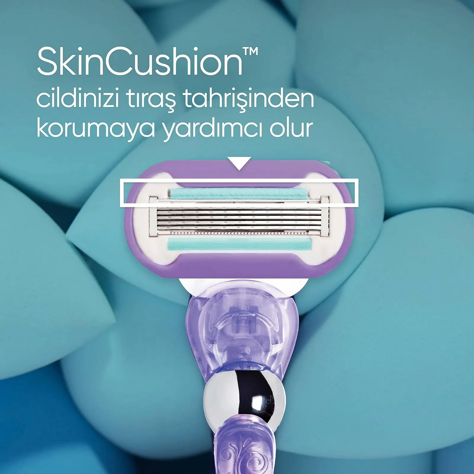 Бритва женская Gillette Venus Deluxe Smooth Swirl с увлажняющими полосками для защиты кожи, станок + 3 лезвия (упаковка из 2 шт), фото №2 Бритва женская Gillette Venus Deluxe Smooth Swirl с увлажняющими полосками для защиты кожи, станок + 3 лезвия (упаковка из 2 шт), фото №2
