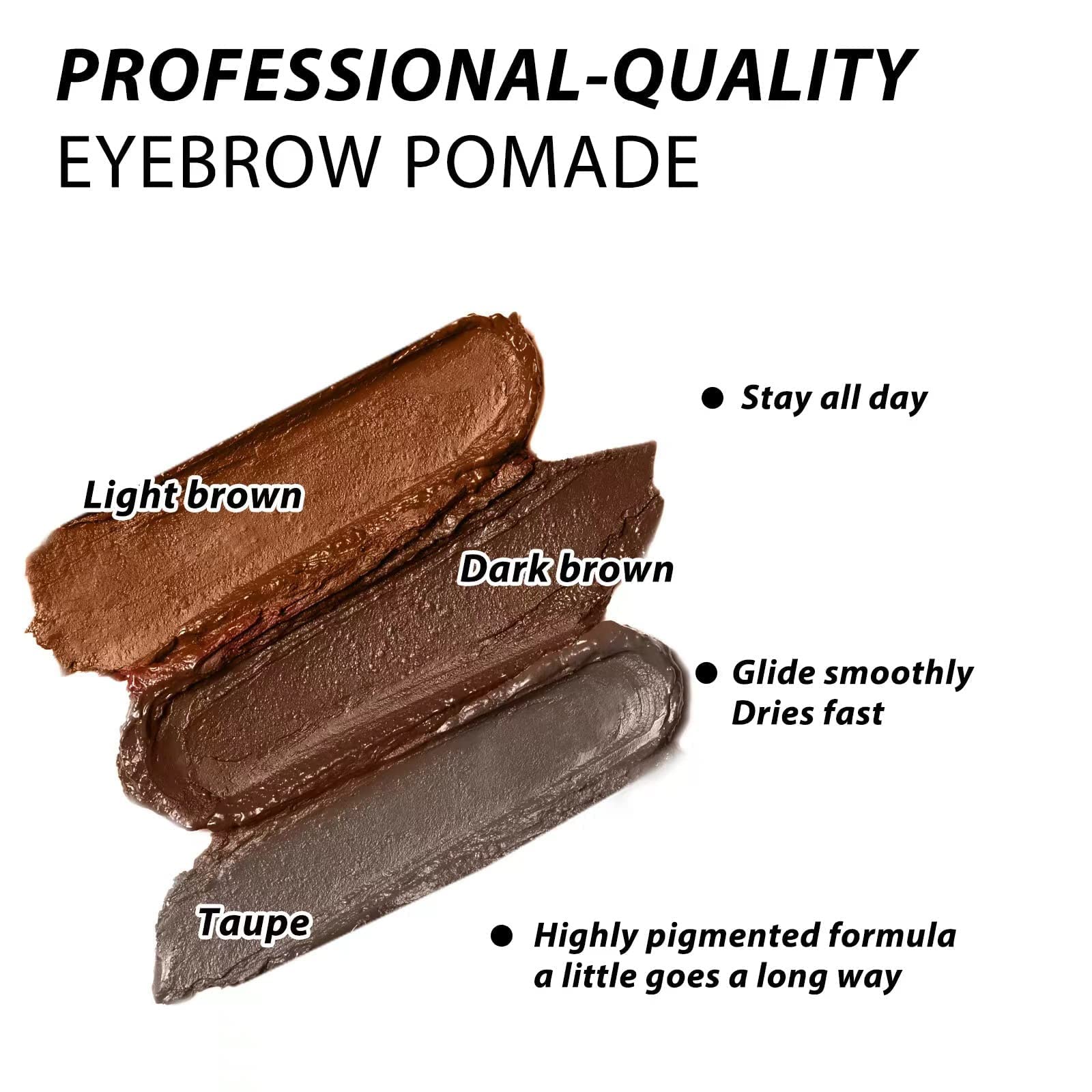 Крем для брів Long Lasting Waterproof Eyebrow Cream Fully Pigmented Eyebrow Cream Gel Filling Enhancer Creams Wild Eyebrows Shaping Tinted Eyebrows (3 Кольори), фото №3