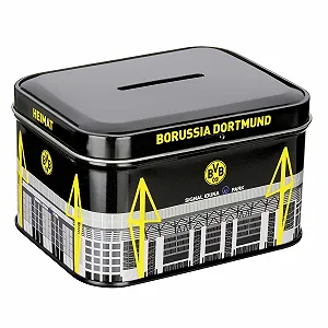 Скарбничка Borussia Dortmund BVB металева з мотивом стадіону - Фото 1