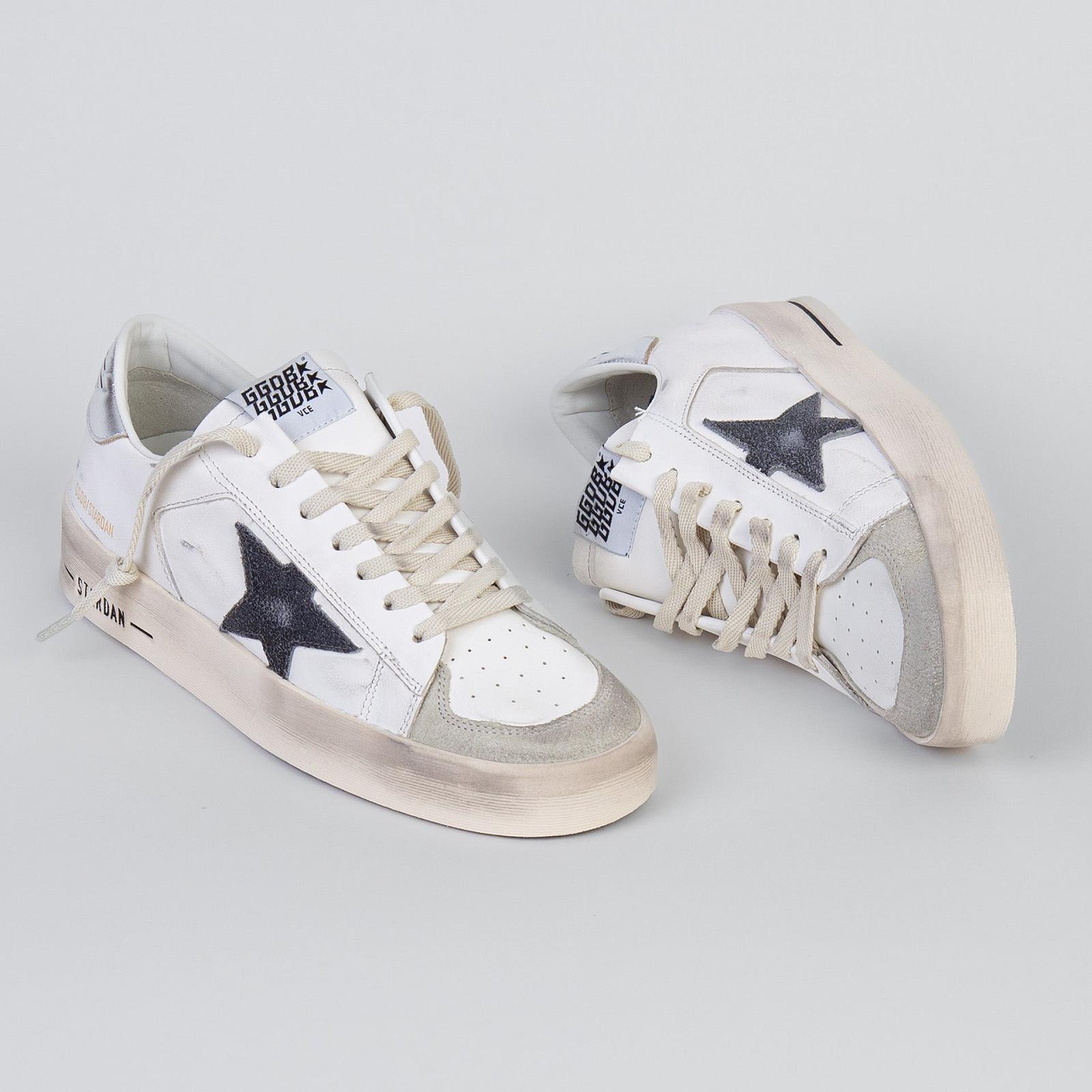 Кросівки Golden goose Stardan Leather Low Top Sneakers White Grey 44, фото №2
