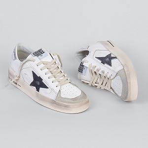 Кросівки Golden goose Stardan Leather Low Top Sneakers White Grey 44 synthetic.ua - Фото 1