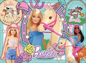 Пазл Ravensburger Barbie XXL 100 деталей 49 x 36 см synthetic.ua - Фото 1