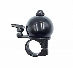 Велосипедный звонок механический A-Bike круглый черный (G00001432) synthetic.ua - Фото 1