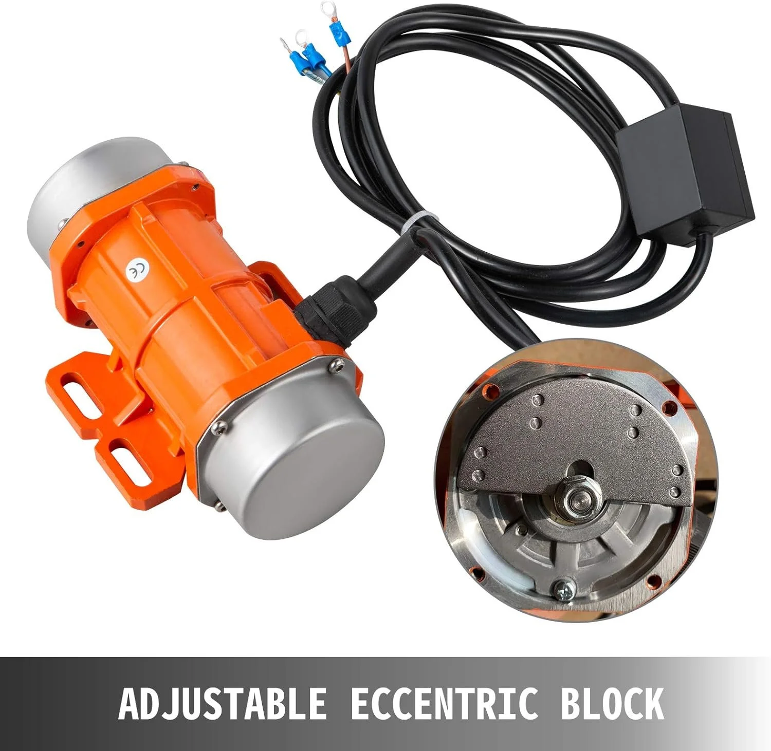 Трифазний вібраційний двигун VEVOR 380 В / 30 Вт / 3600 об/хв / кабель-2 м / Водонепроникний / Чорний, фото №3