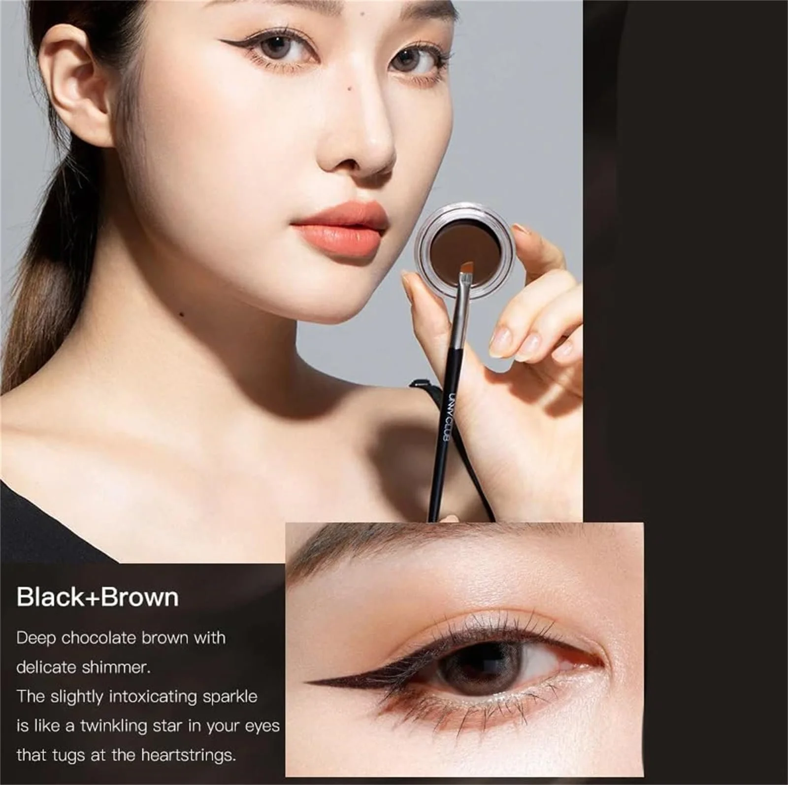 Підводка для очей двоколірна водостійка, фото №2 Підводка для очей двоколірна водостійка, фото №2