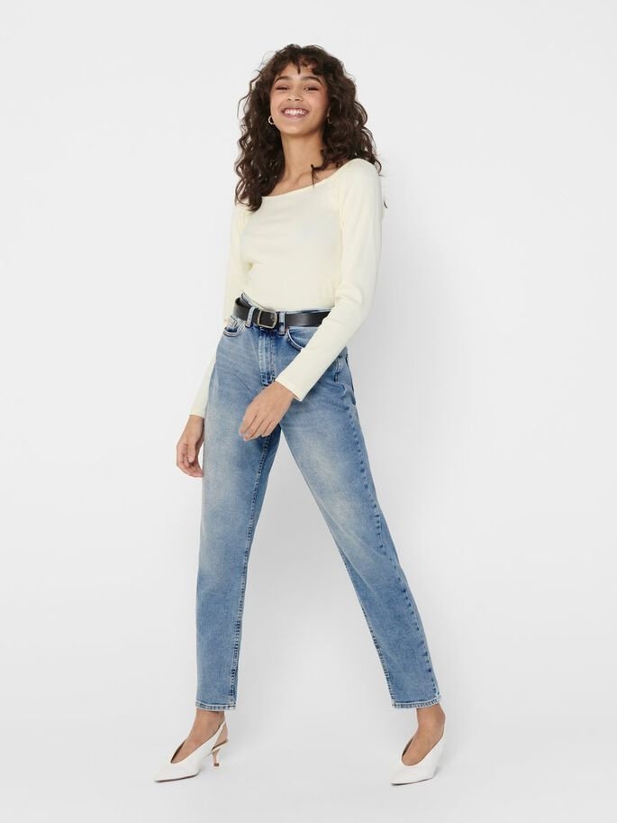 Джинси ONLVENEDA LIFE MOM JEANS REA7452 NOOS 15193864 Light Blue Denim ONLY Блакитний  XL, фото №4