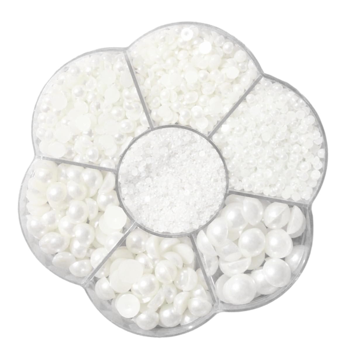 Стразы COHEALI 11200 штук Плоские стразы для ногтей Акриловые Бусины для ваз для рукоделия Рассыпные бусины Круглые бусины Набор DIY Бусин Пластиковые бусины, фото №8