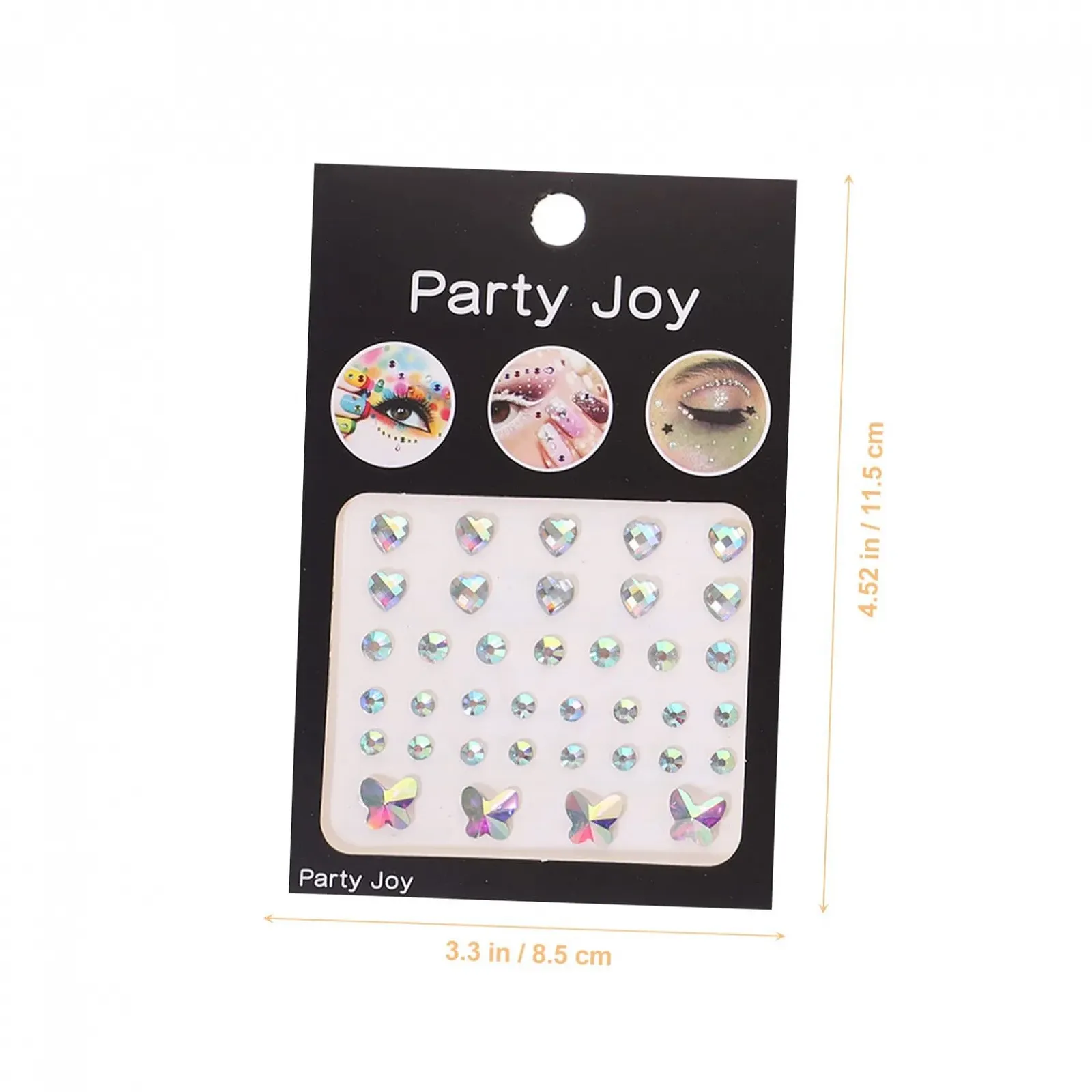 Стразы для ногтей Angoily Стразы для лица, самоклеящиеся, фото №8