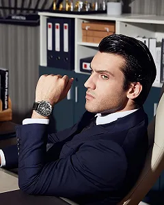 Чоловічий годинник BY BENYAR Кварцовий Хронограф Шкіряний Ремінець Чорний synthetic.ua - Фото 1