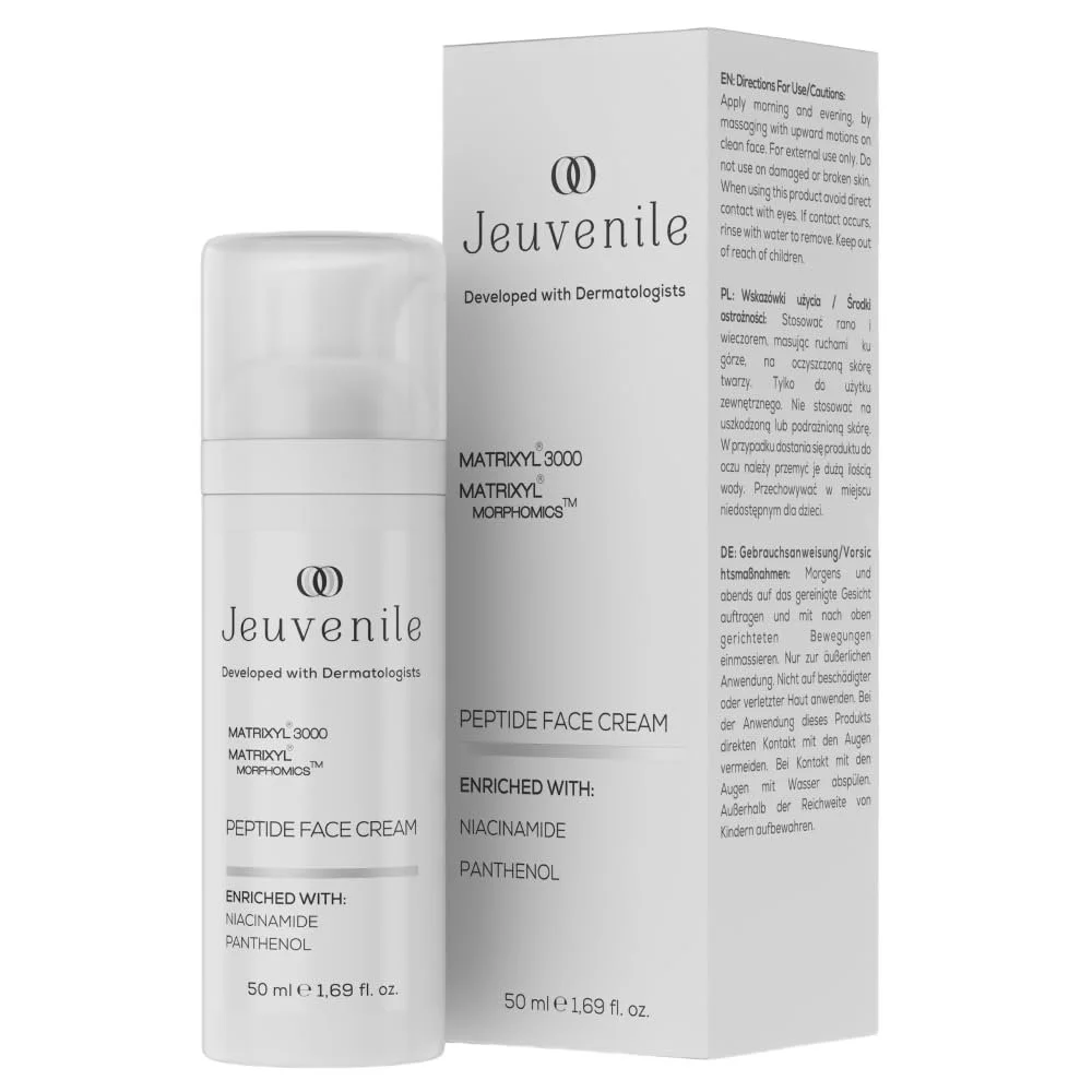Антивіковий крем для обличчя euvenile Anti Aging з Matrixyl та Niacanimide 50 мл, фото №2 Антивіковий крем для обличчя euvenile Anti Aging з Matrixyl та Niacanimide 50 мл, фото №2