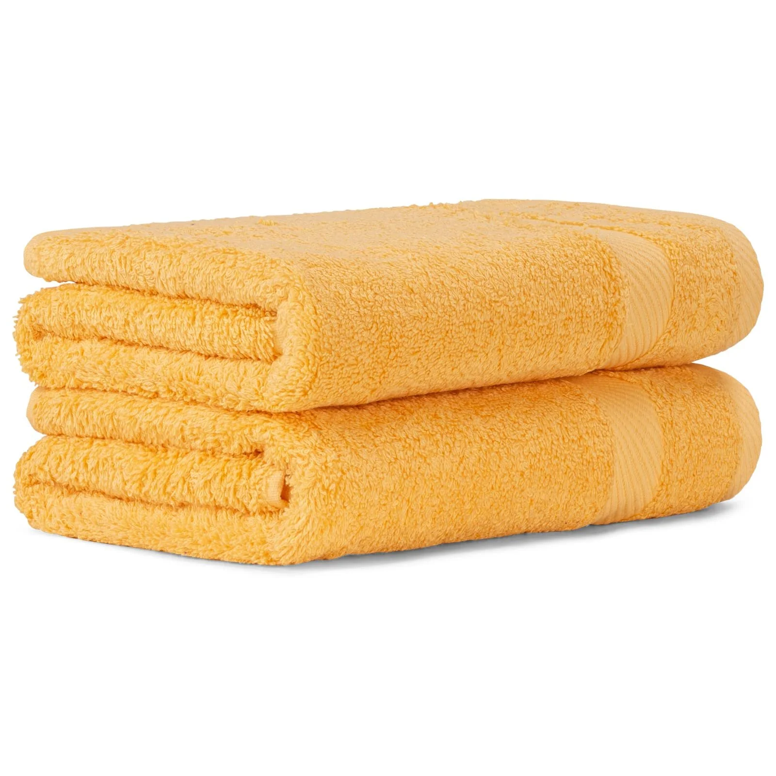 Набір рушників для рук 2 шт 50 x 100 см 100% бавовна Yellow, фото №1