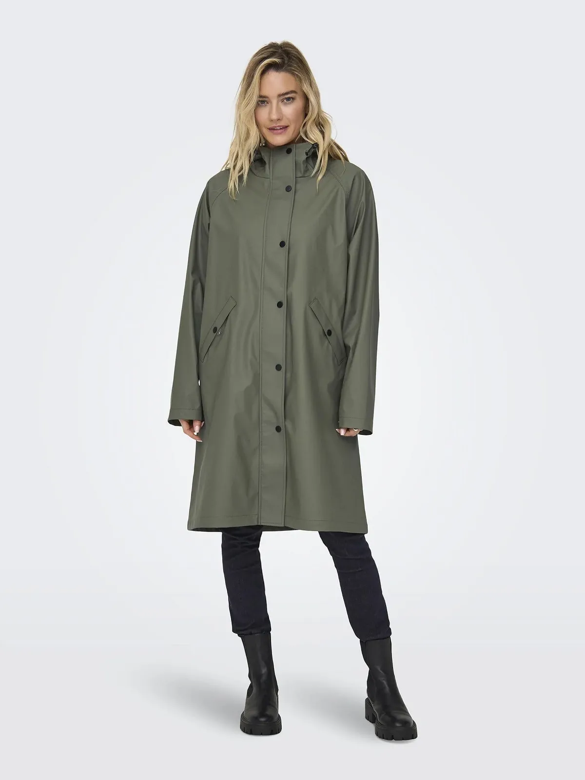 Пальто ONLY Onlelisa Cc Otw Nc Жіночий Довгий, фото №3 Пальто ONLY Onlelisa Cc Otw Nc Жіночий Довгий, фото №3