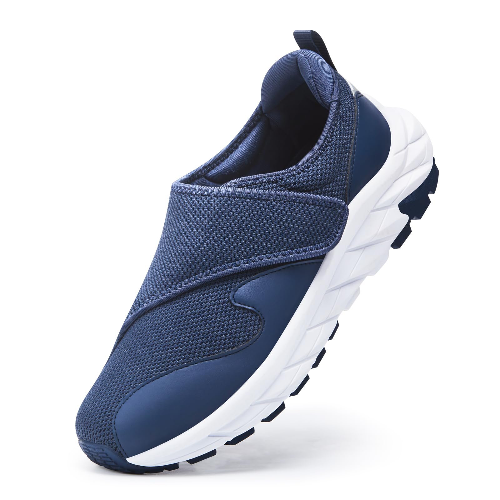 Мужские Широкие Диабетические Кроссовки с Регулируемой Застежкой для Отекших Ног Нескользящая Воздушная Подушка на Подошве, фото №1 Мужские Широкие Диабетические Кроссовки с Регулируемой Застежкой для Отекших Ног Нескользящая Воздушная Подушка на Подошве, фото №1