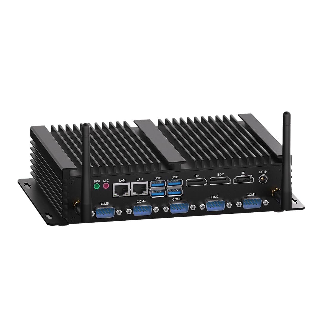 Міні ПК WEIDIAN Industrial H4 i5 8250U 8GB RAM 128GB SSD DP EDP HD 2.0 Dual LAN LPT WiFi BT RS232 RS485 Win 11 Pro, фото №1