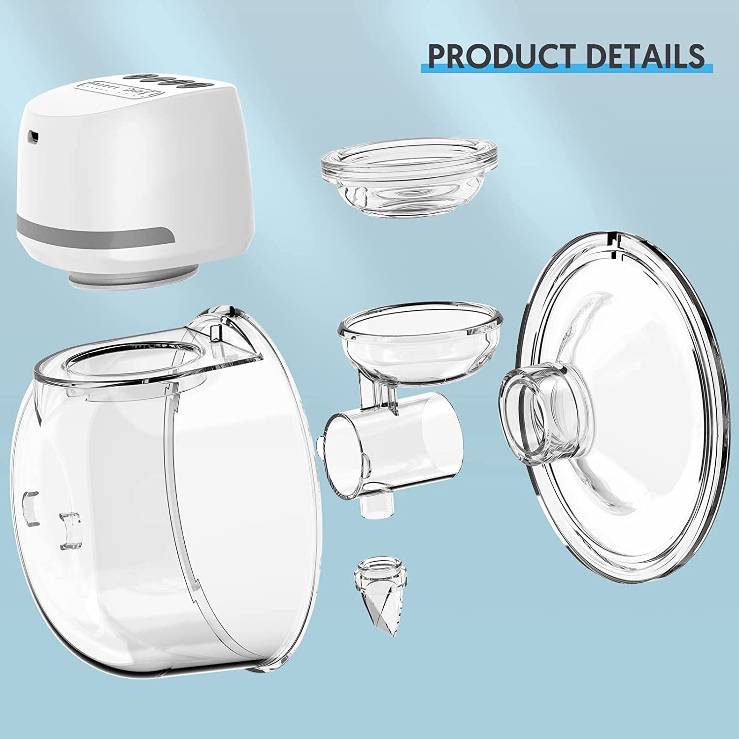 Молокоотсос электрический Bellababy Портативный, 4 режима, 6 уровней всасывания, 24 мм, Белый, фото №5 Молокоотсос электрический Bellababy Портативный, 4 режима, 6 уровней всасывания, 24 мм, Белый, фото №5