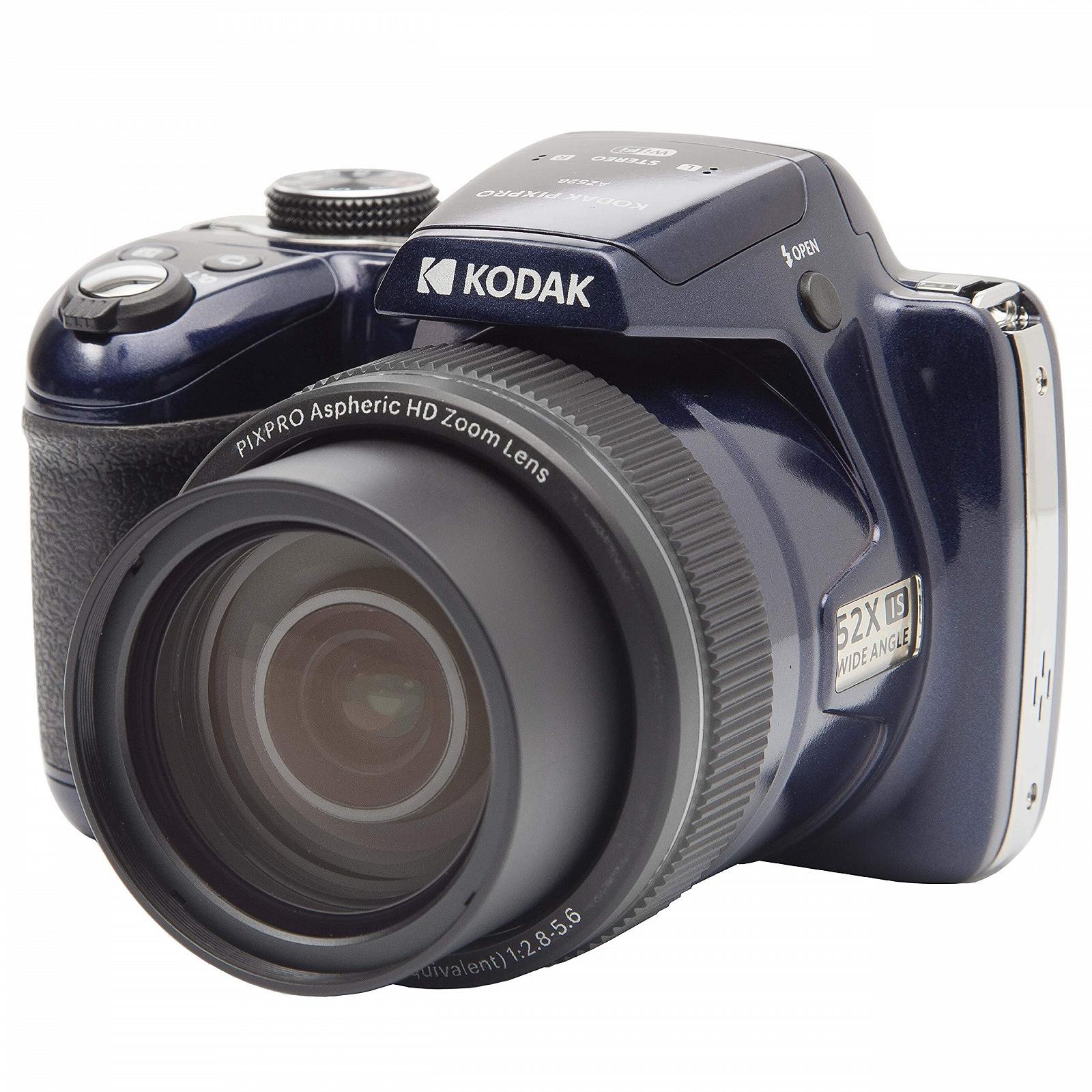 Цифровая камера KODAK Pixpro AZ528, 16 мегапикселей, 52-кратный оптический зум, оптический стабилизатор изображения, 3-дюймовый ЖК-дисплей, видео 1080p Full HD, литий-ионный аккумулятор - Midnight Blue, фото №1