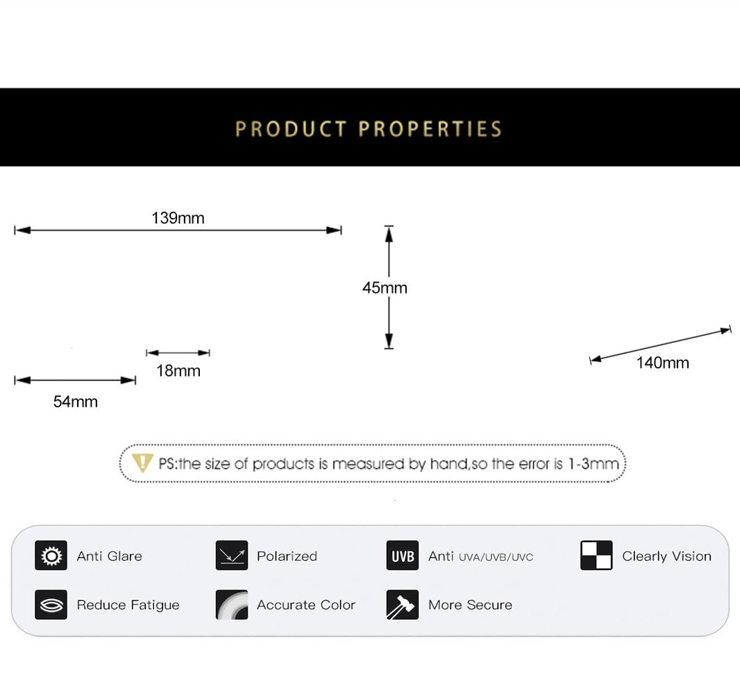 Сонцезахисні окуляри Серце OSAGAMA Поляризовані Золотий, Чорний, фото №7