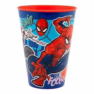 Дитяча багаторазова пластикова чашка Spiderman Stor 430 мл - Фото 1