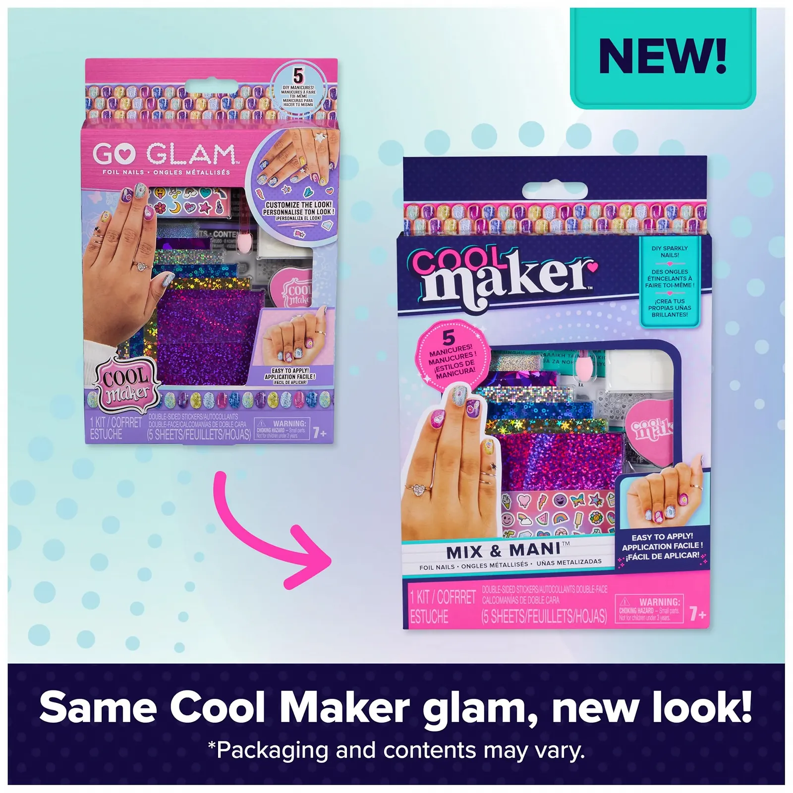 Набор для фольгированного дизайна ногтей Cool Maker Go Glam 6 мерцающих пленок и наклейки для детей от 7 лет, фото №6 Набор для фольгированного дизайна ногтей Cool Maker Go Glam 6 мерцающих пленок и наклейки для детей от 7 лет, фото №6
