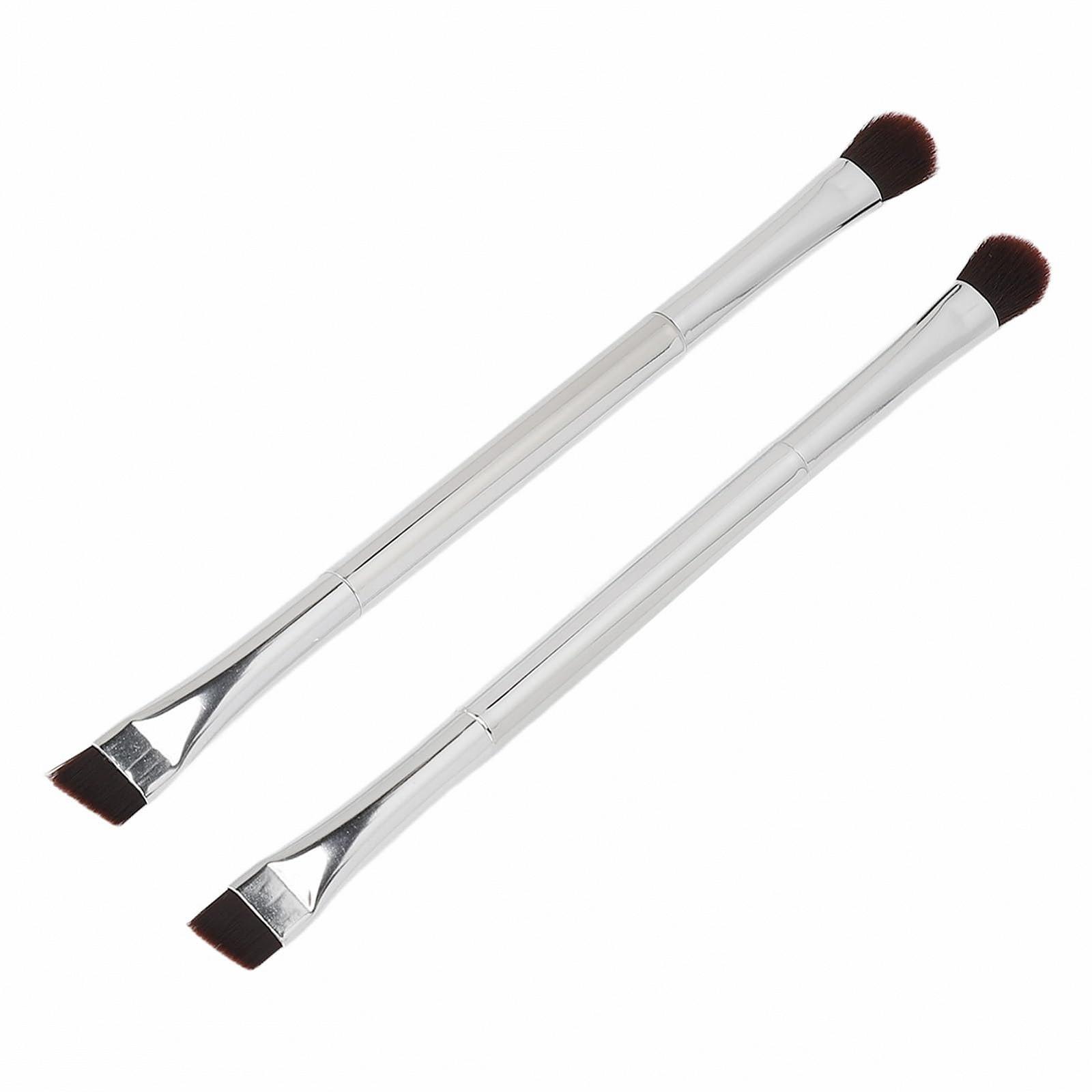 Набір кистей для брів Raffaello Ultra Thin - 3 шт, скошені кисті для точного підведення очей для фарбування брів, синтетична щетина, фото №7