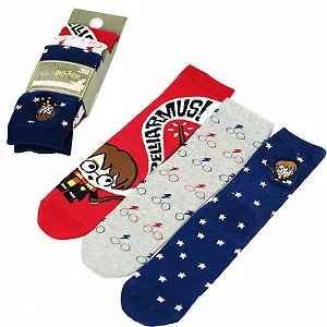 Носки Harry Potter Различные дизайны Женские/Девичьи Размер 4-8, разноцветные - Фото 1