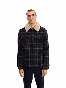 Куртка Tom Tailor check shirt jacket 1033512-30545 Tёмно-синий XL - Фото 1