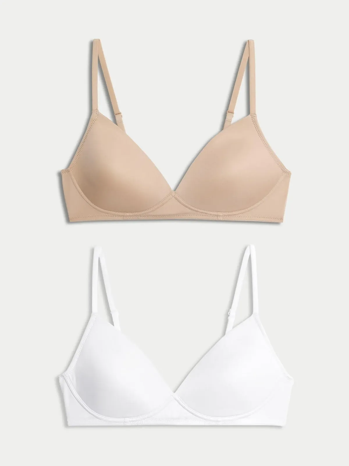 Комплект первых бюстгальтеров Marks & Spencer 2 шт без косточек Aa-D, фото №2