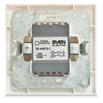Выключатель SVEN SE-60013-C cream 7100064, фото №2 Выключатель SVEN SE-60013-C cream 7100064, фото №2